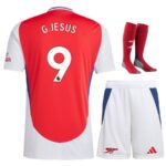 Maillot Kit Enfant Domicile Arsenal 2024 2025 Jesus