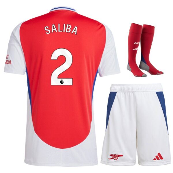 Maillot Kit Enfant Domicile Arsenal 2024 2025 Saliba