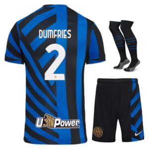 Maillot Kit Enfant Inter Milan Domicile 2024 2025 Dumfries