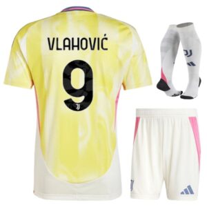 Maillot Kit Enfant Juventus Exterieur 2024 2025 Vlahovic