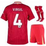 Maillot Kit Enfant Liverpool Domicile 2024 2025 Virgil