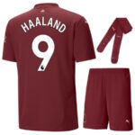 Maillot Kit Enfant Manchester City Third 2024 2025 Haaland