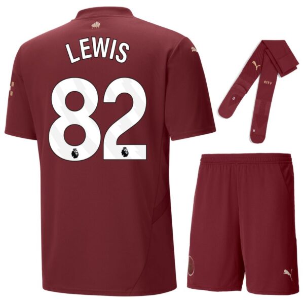 Maillot Kit Enfant Manchester City Third 2024 2025 Lewis