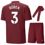 Maillot Kit Enfant Manchester City Third 2024 2025 Ruben