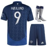 Maillot Kit Enfant Manchester United Exterieur 2024 2025 Hojlund