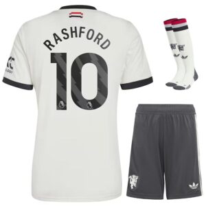 Maillot Kit Enfant Manchester United Third 2024 2025 Rashford