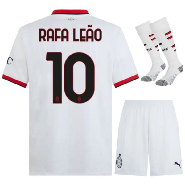 Maillot Kit Enfant Milan AC Exterieur 2024 2025 Rafa Leu00e3o