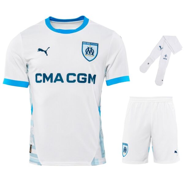 Maillot Kit Enfant OM Domicile 2024 2025