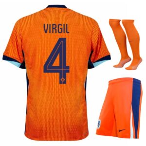 Maillot Kit Enfant Pays Bas Domicile 2024 2025 Virgil