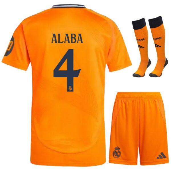 Maillot Kit Enfant Real Madrid Exterieur 2024 2025 Alaba