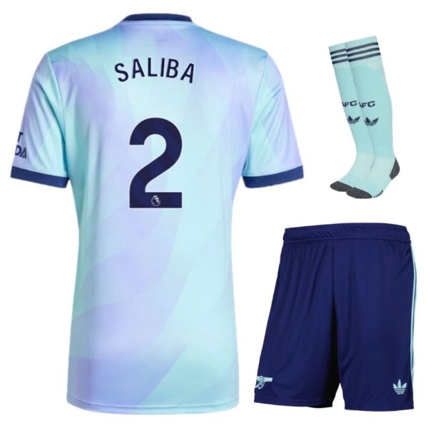 Maillot Kit Enfant Third Arsenal 2024 2025 Saliba