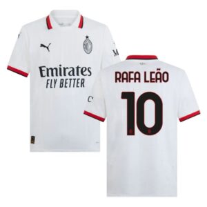 Maillot Milan AC Exterieur 2024 2025 Rafa Leu00e3o