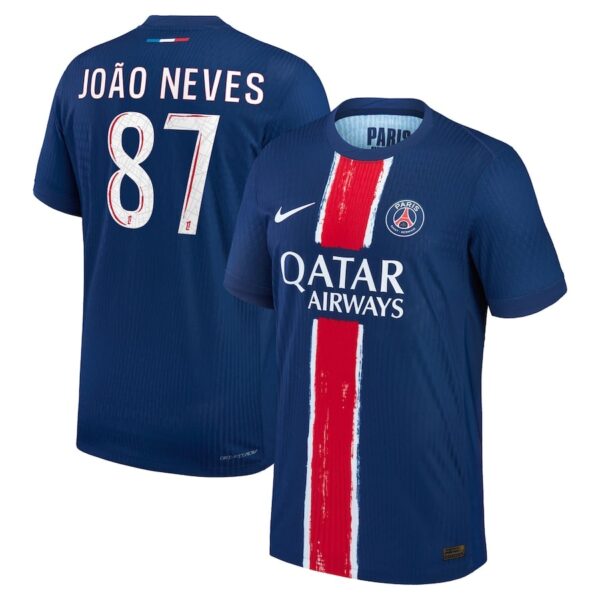 Maillot PSG Domicile 2024 2025 Jou00e3o Neves