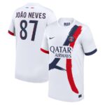 Maillot PSG Exterieur 2024 2025 Jou00e3o Neves