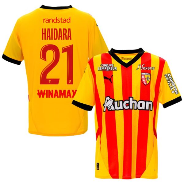 Maillot RC Lens Domicile 2024 2025 Haidara