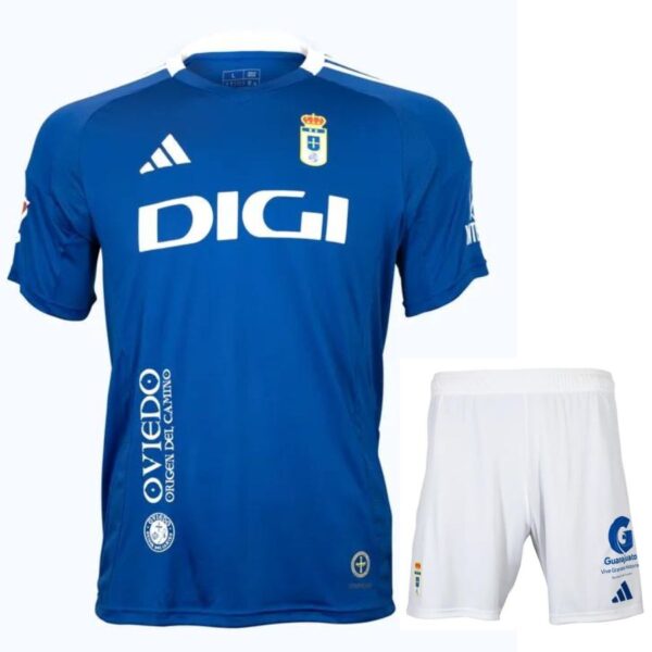 Maillot Kit Enfant Real Oviedo Domicile 2024 2025